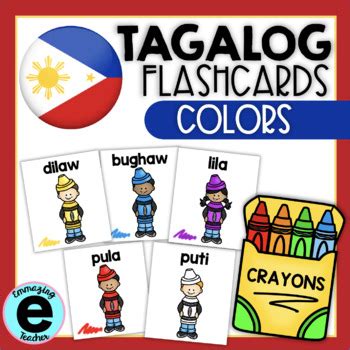Filipino 101: Colors [Mga Kulay] Flashcards .